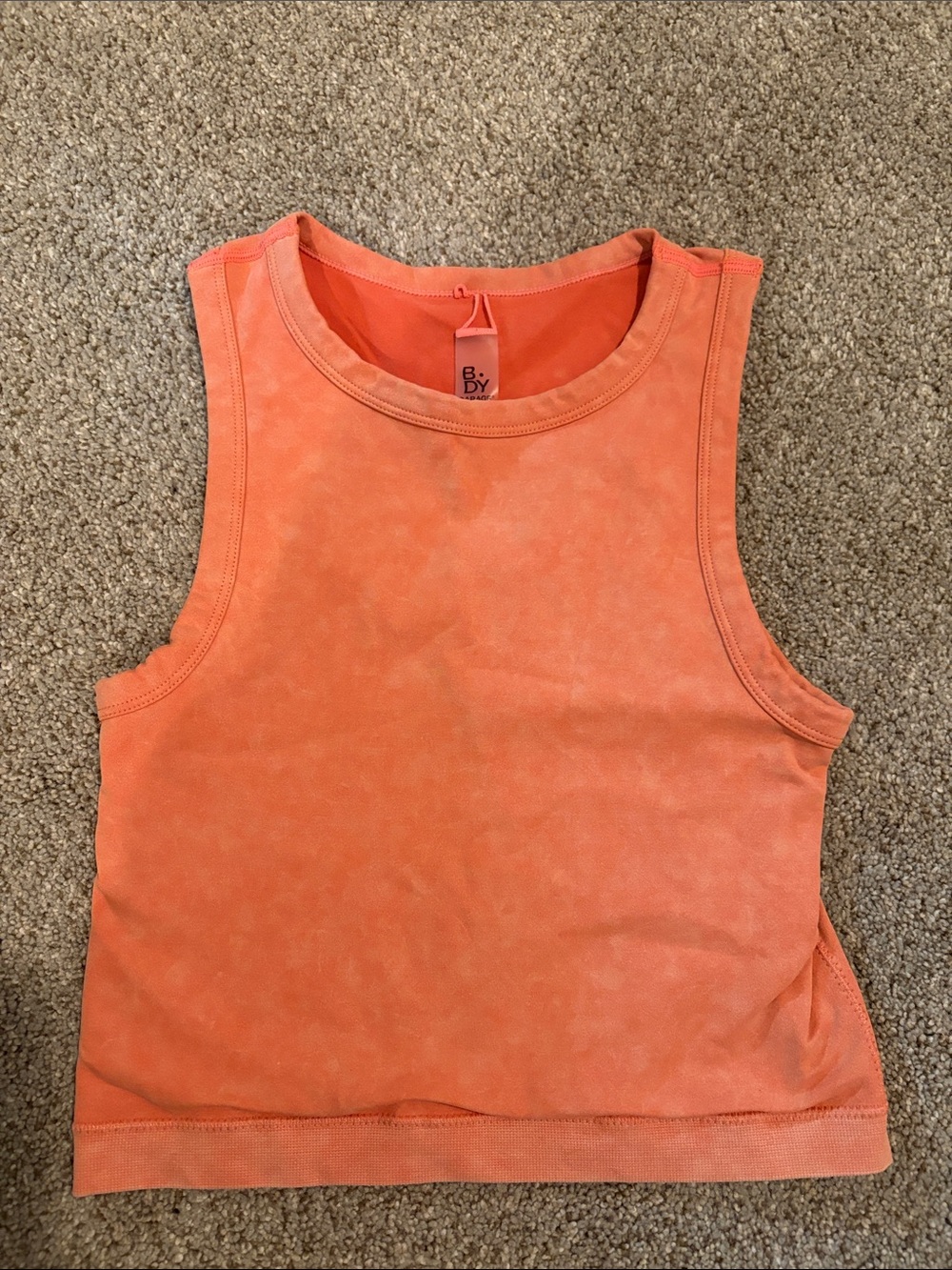 Garage Orange Cropped Tank Top
